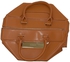Diruo Leather Bag For Women , Brown - Shoulder Bag