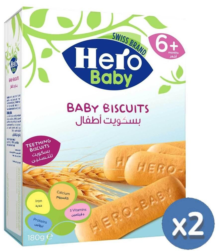 Hero Baby Biscuits 180g Pack of 2