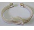 925 Sterling Silver Fashionable Knotted Web Bangle With 925 Metal Stamp