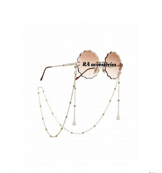 RA accessories Handmade Women Eyeglasses Chain Golden- Also Use As Necklace