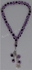 Koki Unique Handmade Unisex Sebha (Rosary) Purple Evil Eye - 33 Stones