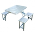 Aluminium Folding Portable Picnic Outdoor Camping Set Table & 4 Chairs BBQ Party