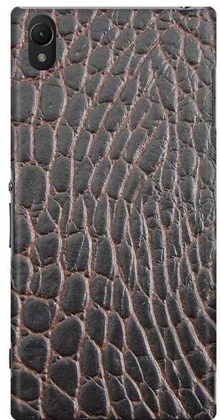 Stylizedd Sony Xperia Z3 Plus Slim Snap case cover Matte Finish - Cowhide Leather - Brown-Black