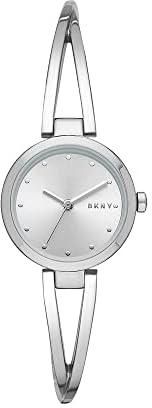 DKNY Womens Quartz Watch, Analog Display and Stainless Steel Strap