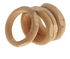 Magideal 5pcs Unfinished Natural Wood Wooden Faceted Bracelet Bangle DIY