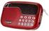 Mini Digital Stereo FM Radio Speaker V308 Red/White