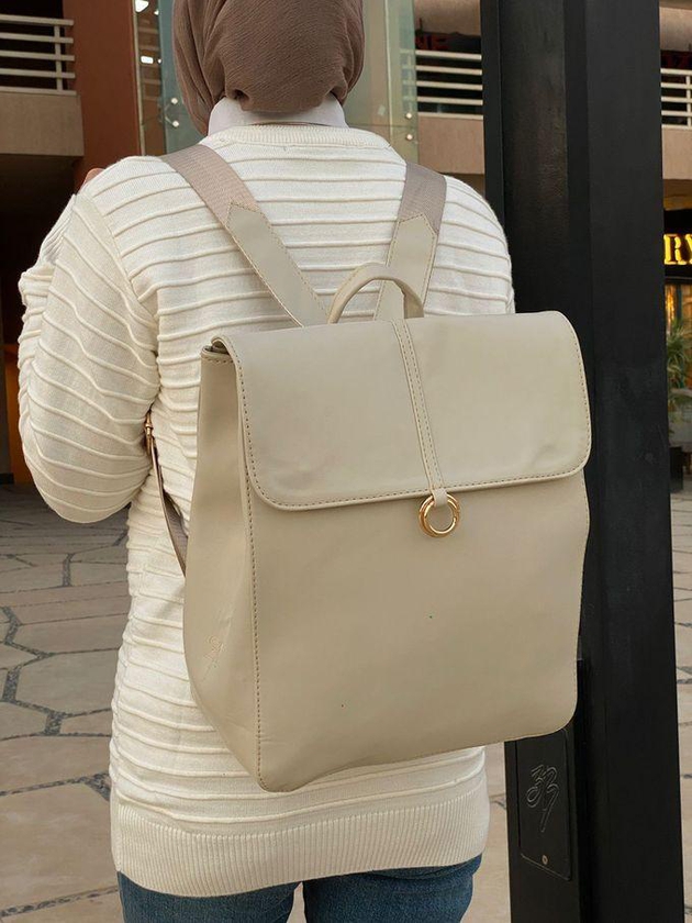Stylish Women's Unique Leather Backpack