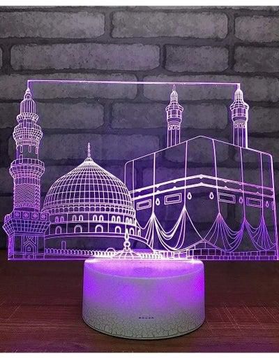 Multicolor Creative City Building Night Bed 3D lamp Colorful 3D Small Night Light Bedroom Decorative USB LED 3D Lights