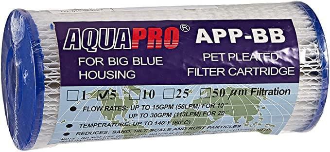 Aquapro Pet Pleated Filter Cartridge