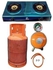 12.5 Gas Cylinder,Cooker+ Free Regulator, Hose, And Clip