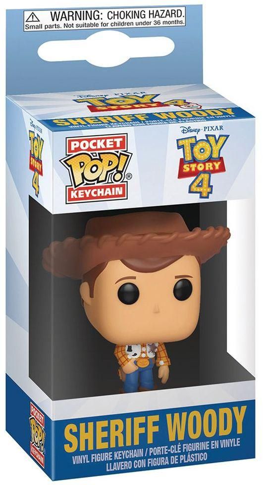Funko Pocket Pop! Disney Toy Story 4 Sheriff Woody 2-Inch Vinyl Figure Keychain