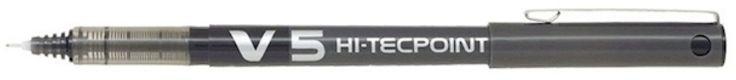 Pilot V5 Hi-Tecpoint Roller Ball Pen Black