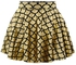 Women's Aline Skirt High Waist Houndstooth Loose Skirt