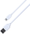 Get Xo NB36 Fast Charging Lighting Cable To Usb Cable, 1 meter - White with best offers | Raneen.com