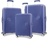 American Tourister, Curio, Set Of 3Pc Luggage Trolley Case, Size 22/27/31 Inch, Ultra Marine