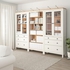 HEMNES Storage combination w doors/drawers - white stain/light brown 270x197 cm