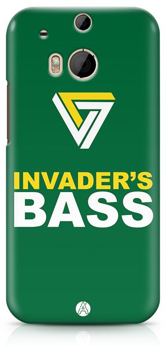 Loud Universe HTC ONE M8 Designed Protective Slim Plastic Cover Invader's Bass