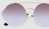 Women's Sunglass With Durable Frame Lens Color Blue Frame Color Gold