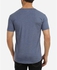Momo Plain T-shirt Semi Round Neck - Teal Blue
