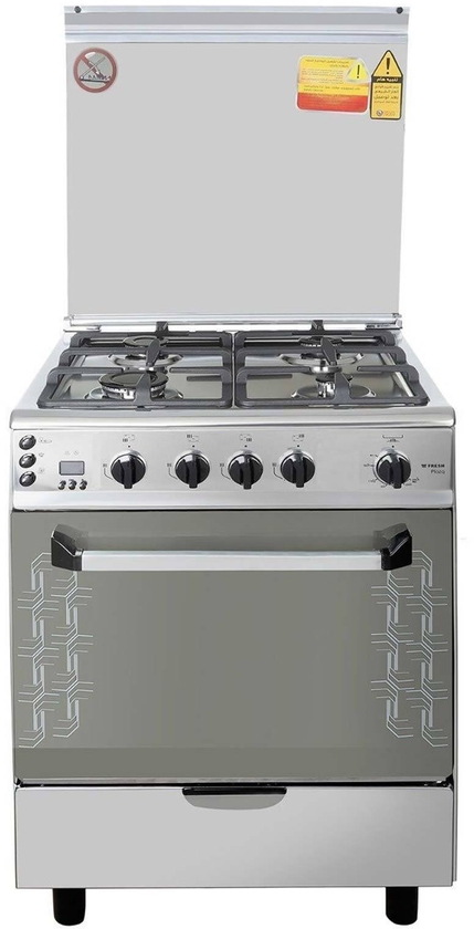 Fresh Gas Cooker - 4 Burners - 60cm - Stainless Steel - 500003440