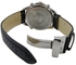 Casio Edifice Men's Black Chronograph Dial Leather Band Watch [EF-527L-1AV]