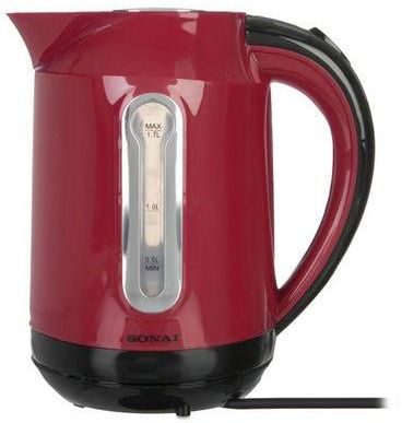 Plastic Electric Kettle 1.7 Liter SH-3000 Red