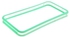 Apple iPhone 5/5s Transparent Bumper Case - Green