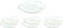 Get Zinnia Fish-Shaped Glass Dish Set, 7 Pieces - Clear with best offers | Raneen.com