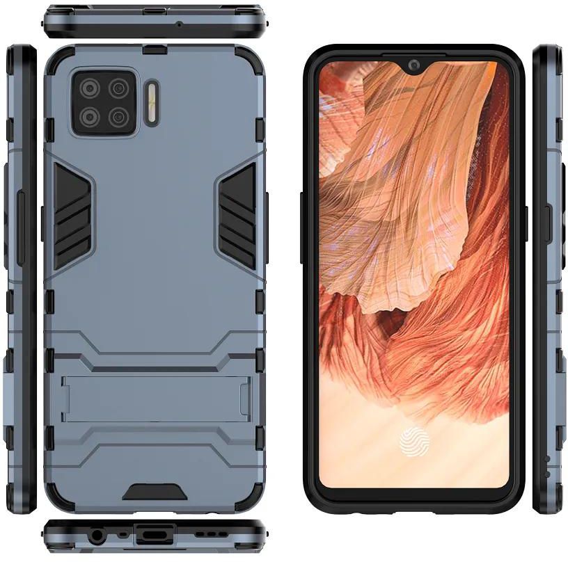 Phone Cover for OPPO A73 - 6.44" Iron Man Rugged Armor [Drop-protection] with Kickstand