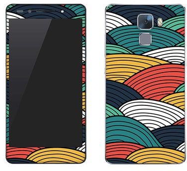 Vinyl Skin Decal For Huawei Honor 7 Woven Colors