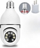 Light Bulb Security Camera TUYA, E27 WiFi Color Night 360 Degree 4 Mega 1080P Smart Home Surveillance