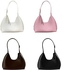 Women Casual Handbag All-Matching Hobo Bag Lady Pu Underarm Bag Korean Style Half Moon Bag Fashion Shoulder Bags