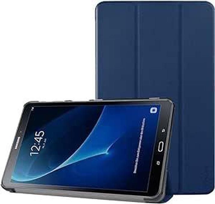 المتجر التالي Galaxy Tab A 10.1 بوصة حافظة SM-T580 T585 T587 إصدار 2016 مع حامل قلم رصاص (أزرق)