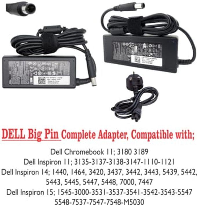 DELL LAPTOP CHARGER DELL - 19.5V 4.62A - BIG PIN