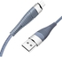 كيبل شحن سريع USB C متوافق مع جوال جالكسي اس 9/اس 8 بلس/ نوت 8 وبكسل 2 اكس ال وال جي في 30/في 20/جي 5/جي 6 ونيكسس 6 بي 5 اكس وسويتش جوبرو 6 / 5 من داتا زون - 2 متر DZ-TP02B (رمادي)