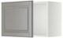 METOD Wall cabinet, white/Lerhyttan black stained, 60x40 cm - IKEA