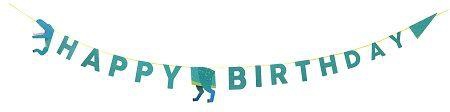 Talking Tables Party Dinosaurs Happy Birthday Garland- Babystore.ae