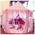 Generic Large Indoor And Outdoor Kids Play House Pink Hexagon Princess Castle Kids Play Tent Child Play Tent