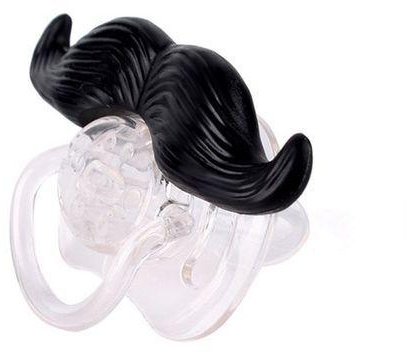 Bluelans Funny Mustache Baby Infant Pacifier Orthodontic Dummy Nipples