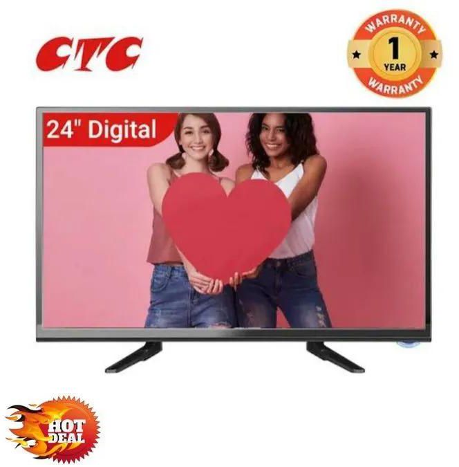 CTC 24 Inch Digital Full HD LED TV USB,HDMI PORT+INBUILT DECODER