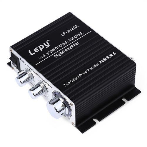 Lepy Lepy LP - 2020A HiFi Digital Stereo Amplifier With Over-current Protection - US PLUG (Black)
