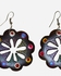 ZISKA Flower Wooden Earrings - Multicolour
