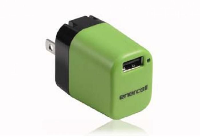 Enercell 5VDC/1A Green USB Charger