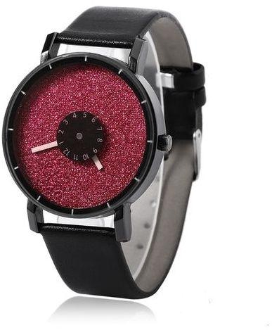 Fashion Quartz Watch - Red+Black
