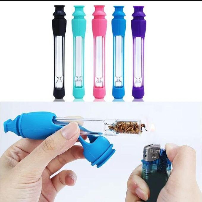 One Hitter Silicone Glass pipe