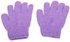 Generic Bath Exfoliating Shower Scrub Gloves - 1 Pair -Assorted