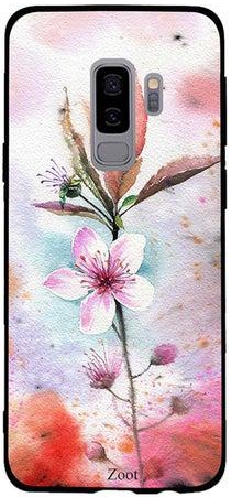 Thermoplastic Polyurethane Protective Case Cover For Samsung Galaxy S9 Plus Floral Multicolour