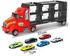 Generic Toy Truck Transport Car Carrier Toy For Boys And Girls Age 3-10 Yrs Old, Hauler Truck Includes 6 Toy Cars And Accessories