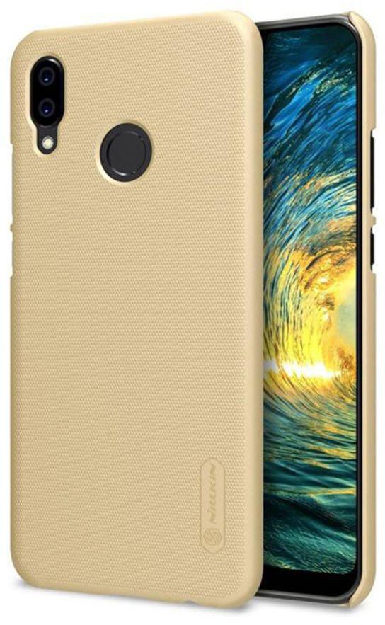Polycarbonate Super Frosted Shield Case Cover With Screen Protector For Huawei Nova 3E/P20 Lite Gold