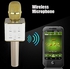 Atick Bluetooth Microphone & HIFI Speaker and USB - Gold